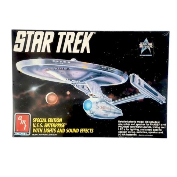 NEW! Vintage - AMT-ERTL Special Edition U.S.S. Enterprise Model Kit #6957 - Picture 1 of 13